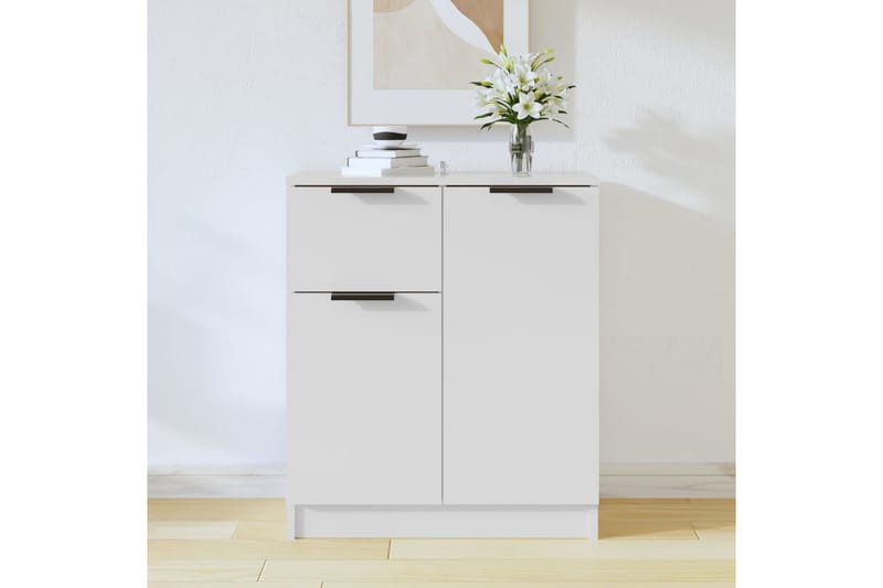 beBasic Skåp vit 60x30x70 cm konstruerat trä - White - Förvaring - Förvaringsmöbler - Sideboard & skänk