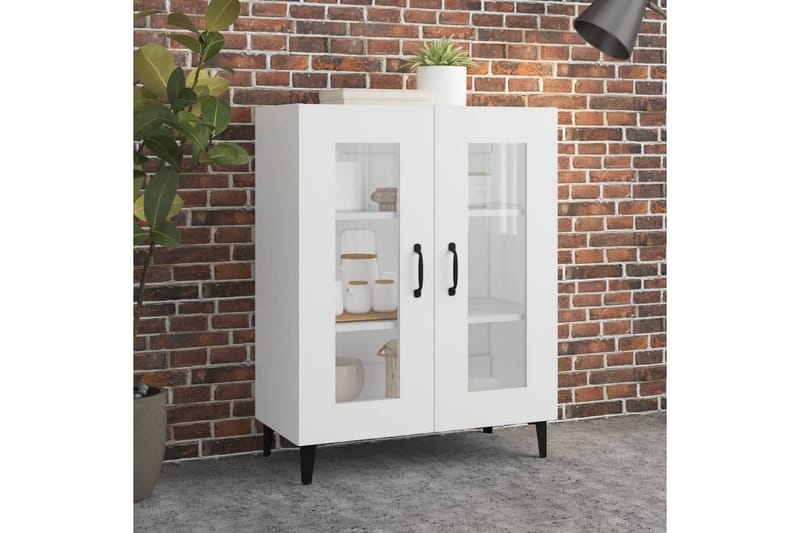 beBasic Skåp vit 69,5x34x90 cm konstruerat trä - White - Förvaring - Förvaringsmöbler - Sideboard & skänk