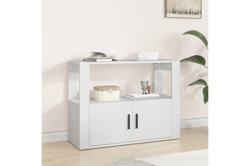 beBasic Skåp vit 80x30x60 cm konstruerat trä - White - Förvaring - Förvaringsmöbler - Sideboard & skänk