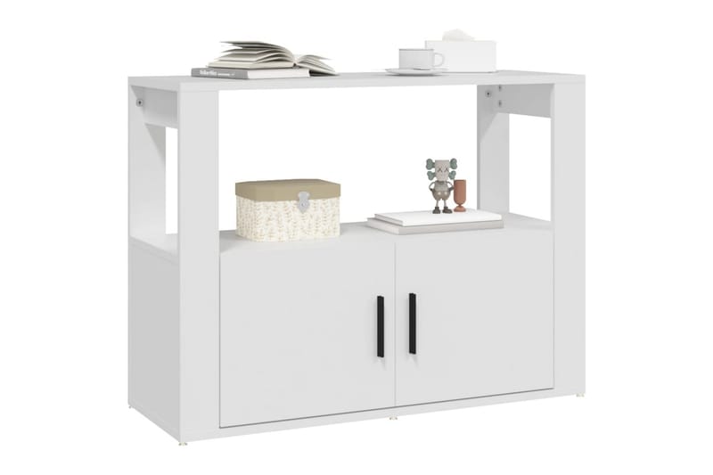 beBasic Skåp vit 80x30x60 cm konstruerat trä - White - Förvaring - Förvaringsmöbler - Sideboard & skänk