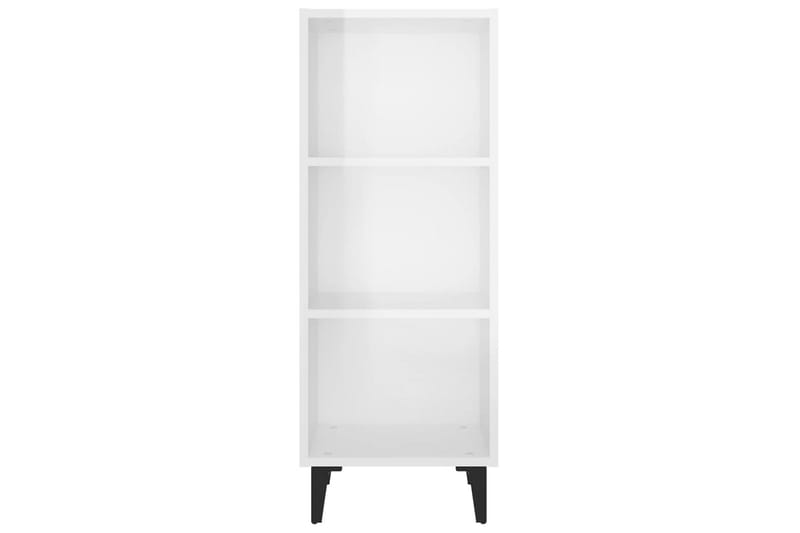 beBasic Skåp vit högglans 34,5x32,5x90 cm konstruerat trä - White - Förvaring - Förvaringsmöbler - Sideboard & skänk