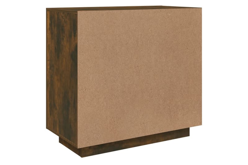 beBasic Byrå rökfärgad ek 80x40x75 cm konstruerat trä - Brown - Förvaring - Förvaringsmöbler - Byrå