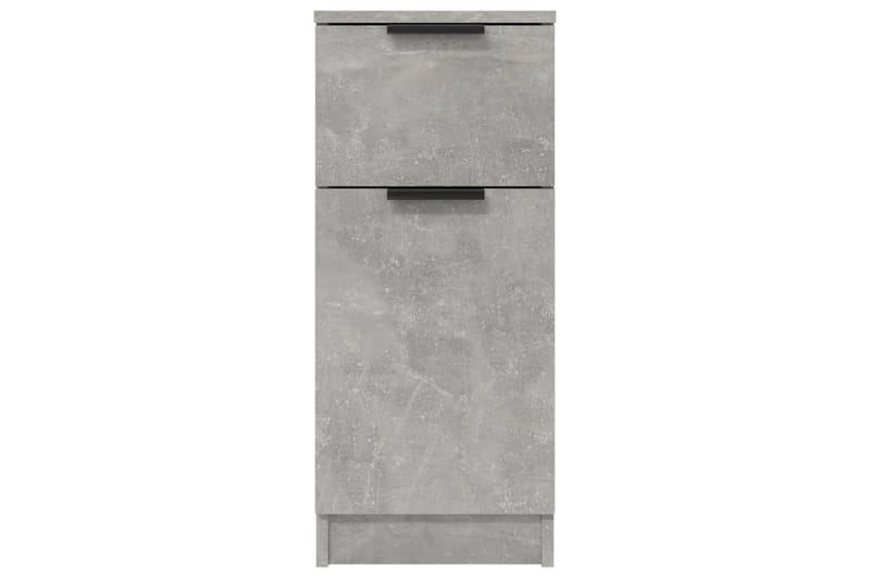 beBasic Byråer 2 st betonggrå 30x30x70 cm konstruerat trä - Grey - Förvaring - Förvaringsmöbler - Byrå