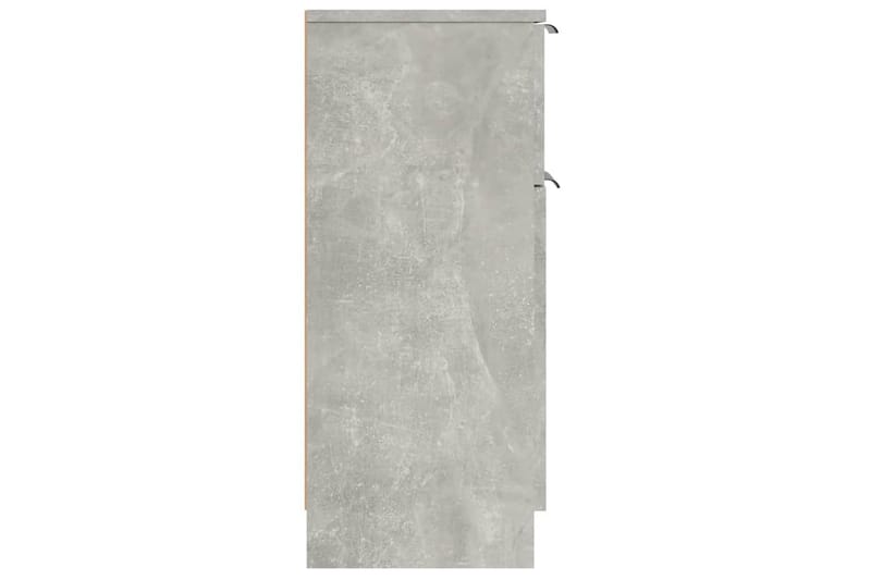 beBasic Byråer 2 st betonggrå 30x30x70 cm konstruerat trä - Grey - Förvaring - Förvaringsmöbler - Byrå