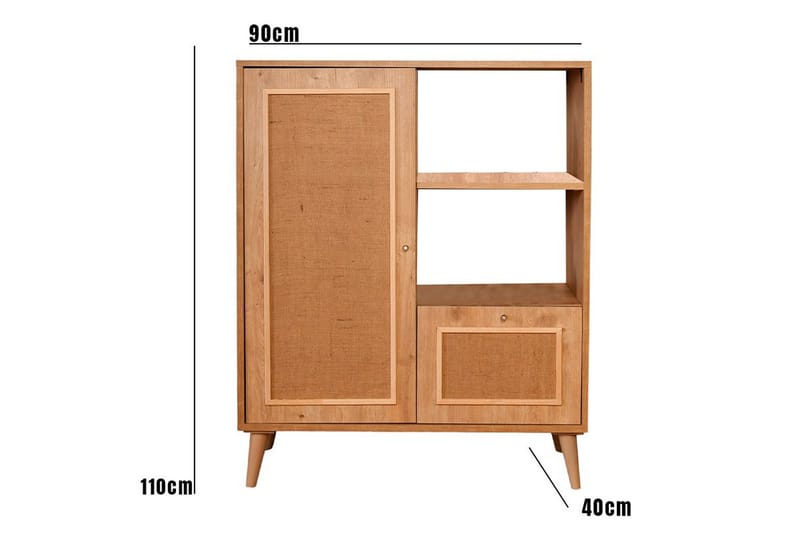 Byrå Elili 40 cm - Ek - Förvaring - Förvaringsmöbler - Byrå