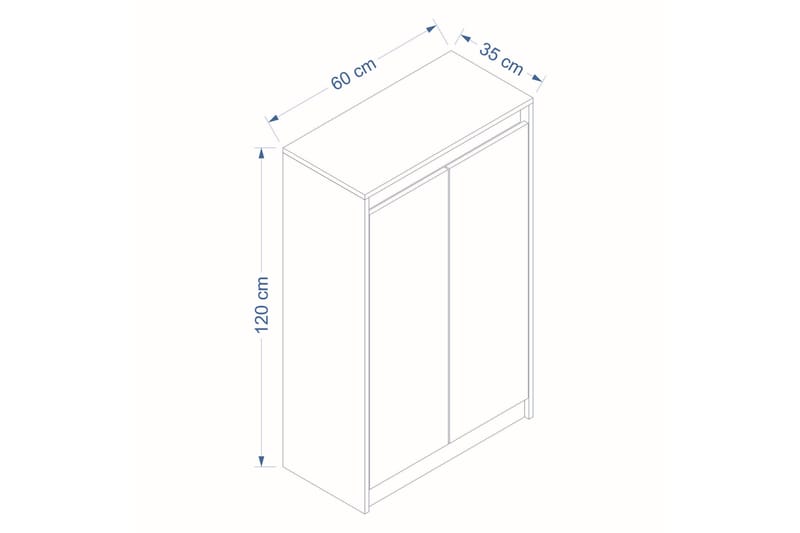 Byrå Lighto 60 cm - Valnöt - Förvaring - Förvaringsmöbler - Byrå