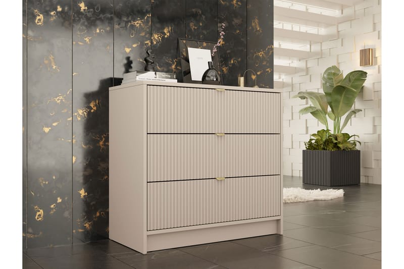 Highboard Novaj - Beige - Förvaring - Förvaringsmöbler - Byrå