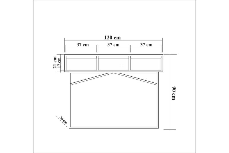 Byrå Laxus 120 cm - Beige - Förvaring - Förvaringsmöbler - Byrå