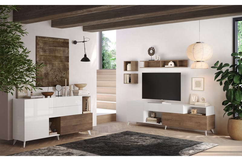 Monaco Skänk 181x42 cm - Mässing - Förvaring - Förvaringsmöbler - Sideboard & skänk