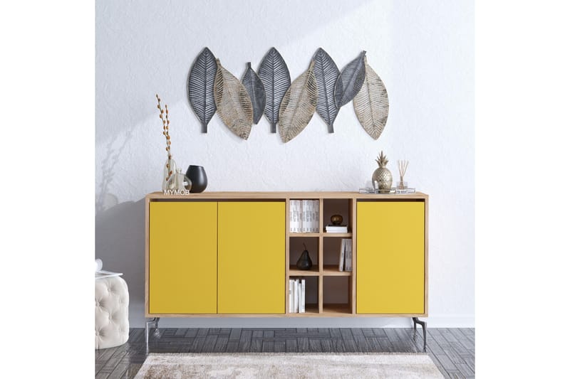 Sideboard 40x140 cm - Natur/Flerfärgad - Förvaring - Förvaringsmöbler - Sideboard & skänk