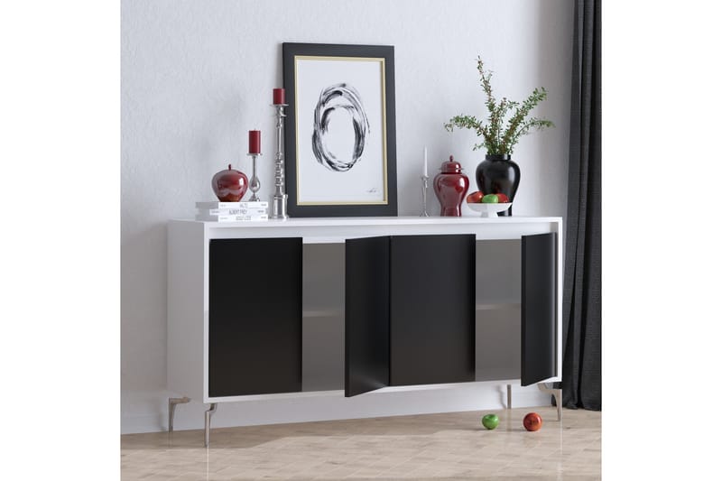 Sideboard 40x140 cm - Natur/Svart - Förvaring - Förvaringsmöbler - Sideboard & skänk