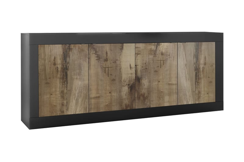 Sideboard Astal 43x207 cm Natur/Svart - LC SPA - Förvaring - Förvaringsmöbler - Sideboard & skänk