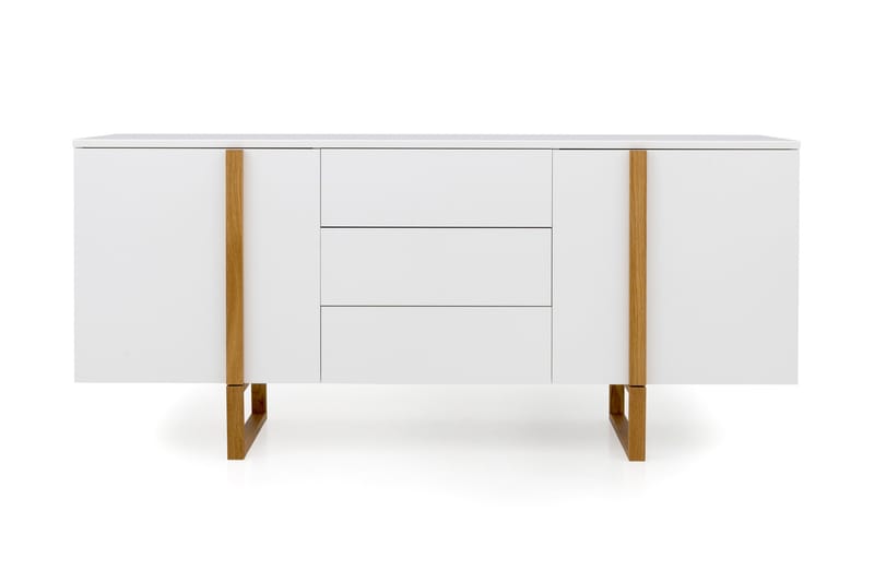 Sideboard Birka 177x43 cm - Ek/Vit - Förvaring - Förvaringsmöbler - Sideboard & skänk