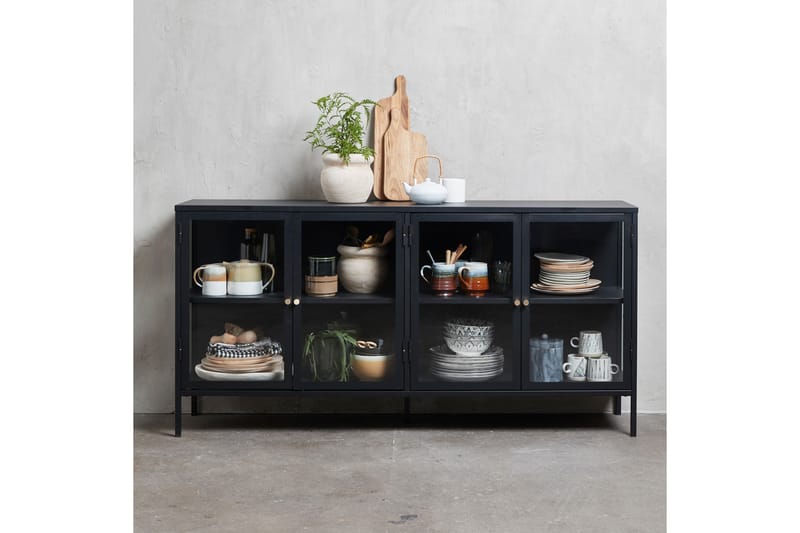 Sideboard Birningham 4 delar 170 cm - Svart - Förvaring - Förvaringsmöbler - Sideboard & skänk