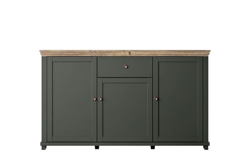 Sideboard Getafez 42x160 cm - Khaki/Natur - Förvaring - Förvaringsmöbler - Sideboard & skänk