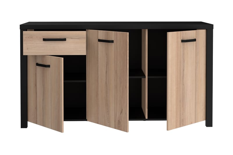 Sideboard Havdar 52x160 cm - Brun/Svart - Förvaring - Förvaringsmöbler - Sideboard & skänk