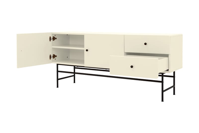 Sideboard Hiroto 157,8 cm - Vit - Förvaring - Förvaringsmöbler - Sideboard & skänk