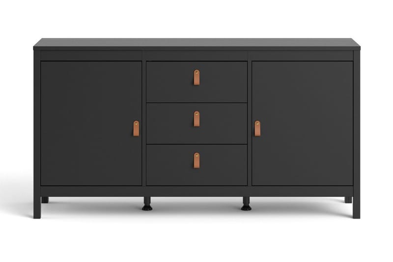 Sideboard Osterholm 38x151 cm - Svart/Natur - Sideboard & skänk