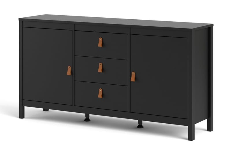 Sideboard Osterholm 38x151 cm - Svart/Natur - Sideboard & skänk