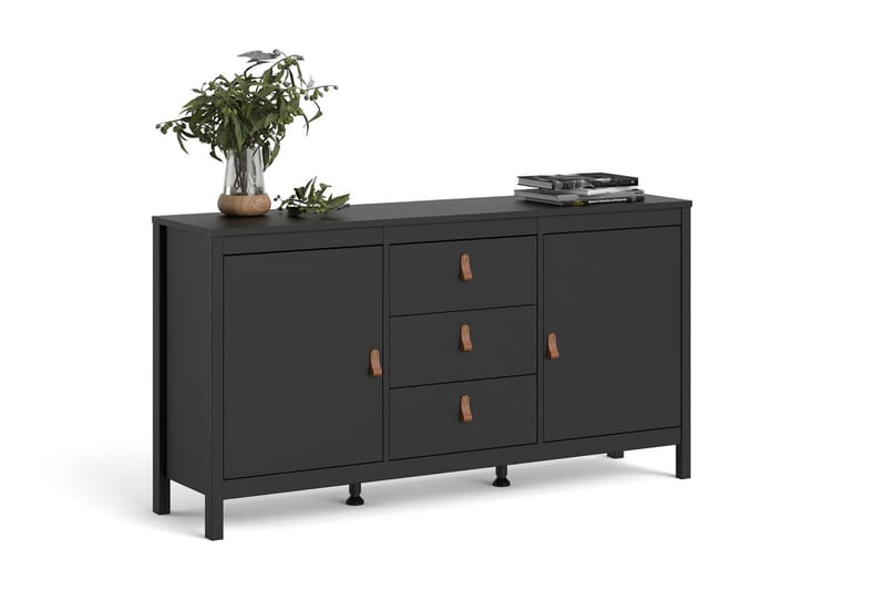 Sideboard Osterholm 38x151 cm - Svart/Natur - Sideboard & skänk