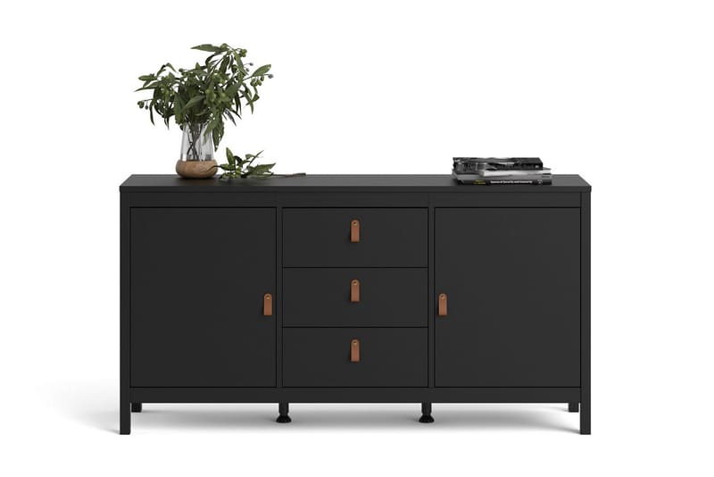 Sideboard Osterholm 38x151 cm - Svart/Natur - Sideboard & skänk