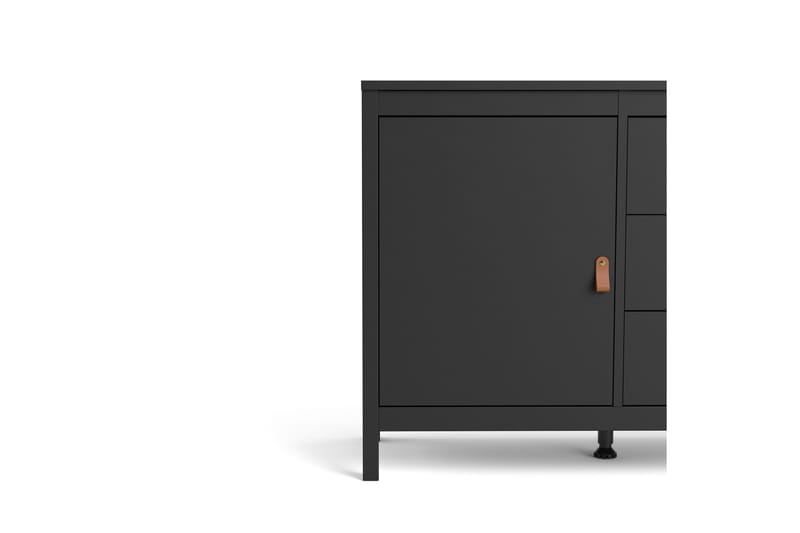 Sideboard Osterholm 38x151 cm - Svart/Natur - Sideboard & skänk