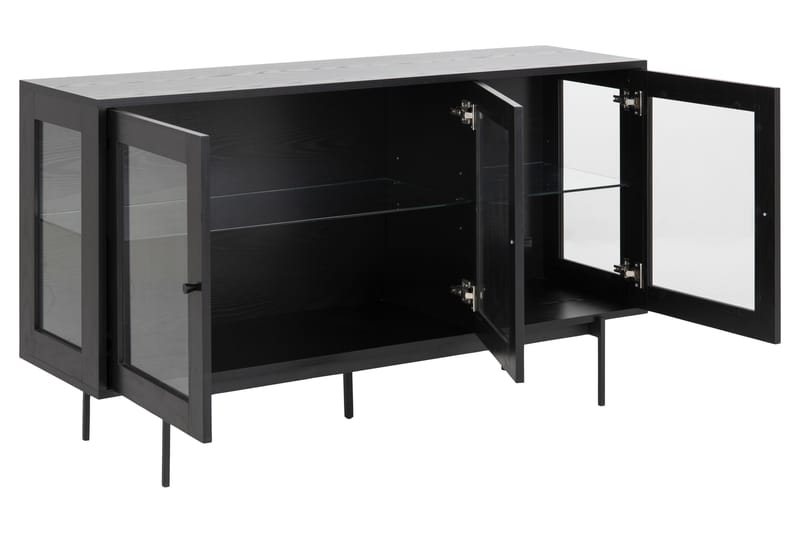 Sideboard Ricketts 40x140 cm - Svart - Förvaring - Förvaringsmöbler - Sideboard & skänk