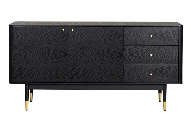 Sideboard Treas 160 cm - Svart - Förvaring - Förvaringsmöbler - Sideboard & skänk