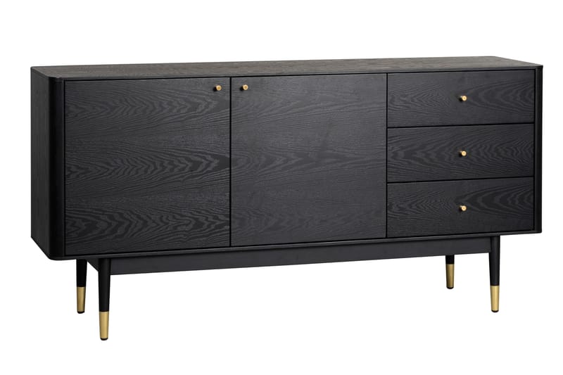 Sideboard Treas 160 cm - Svart - Förvaring - Förvaringsmöbler - Sideboard & skänk