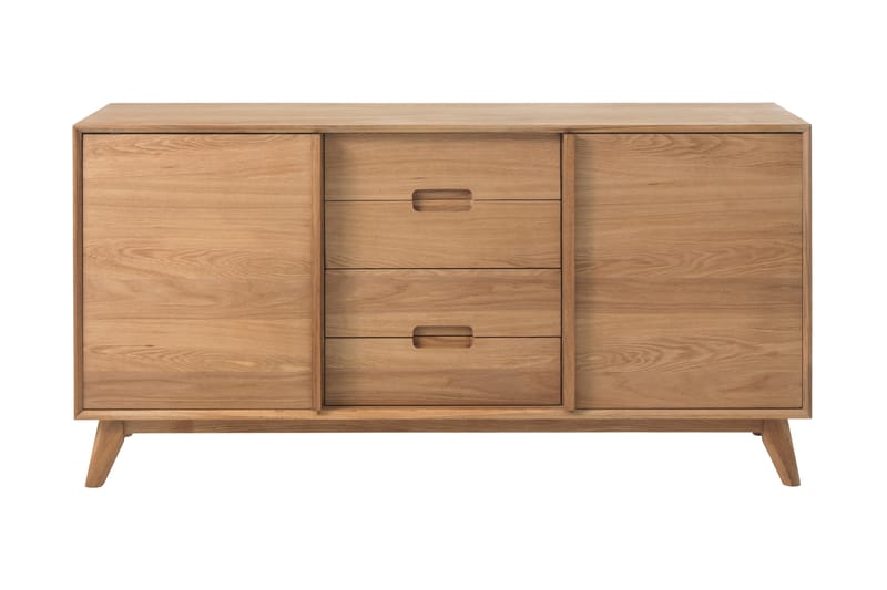 Sideboard Zhepas 3 delar 160 cm - Brun - Förvaring - Förvaringsmöbler - Sideboard & skänk