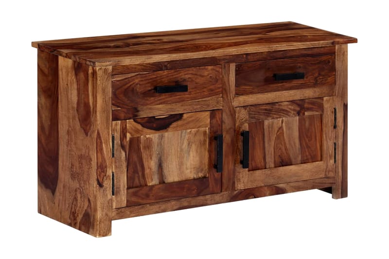 Skänk 100x30x50 cm massivt sheshamträ - Brun - Förvaring - Förvaringsmöbler - Sideboard & skänk