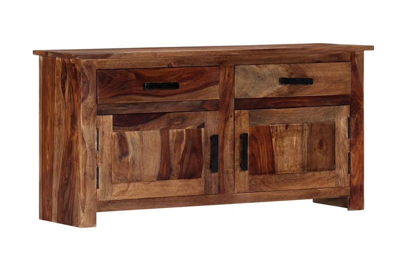 Skänk 100x30x50 cm massivt sheshamträ - Brun - Förvaring - Förvaringsmöbler - Sideboard & skänk