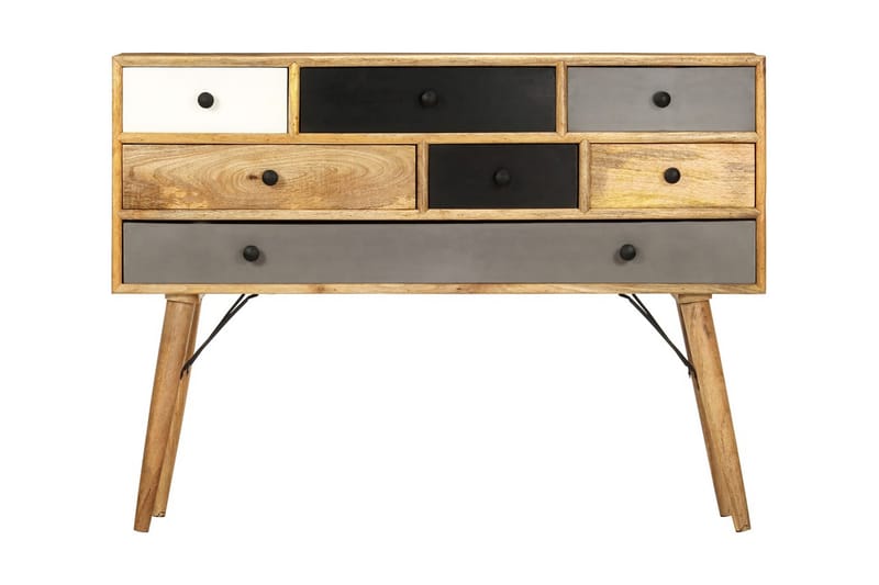 Skänk 110x30x82 cm massivt mangoträ - Brun - Förvaring - Förvaringsmöbler - Sideboard & skänk