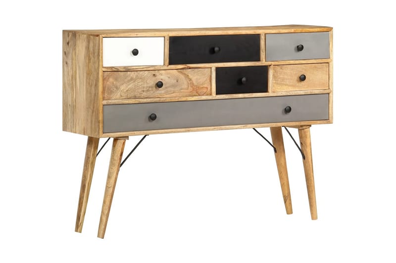 Skänk 110x30x82 cm massivt mangoträ - Brun - Förvaring - Förvaringsmöbler - Sideboard & skänk