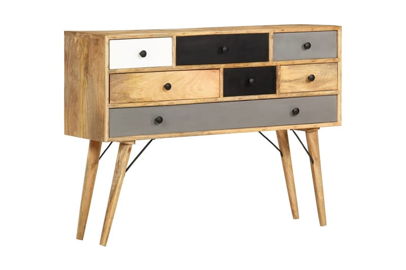 Skänk 110x30x82 cm massivt mangoträ - Brun - Förvaring - Förvaringsmöbler - Sideboard & skänk