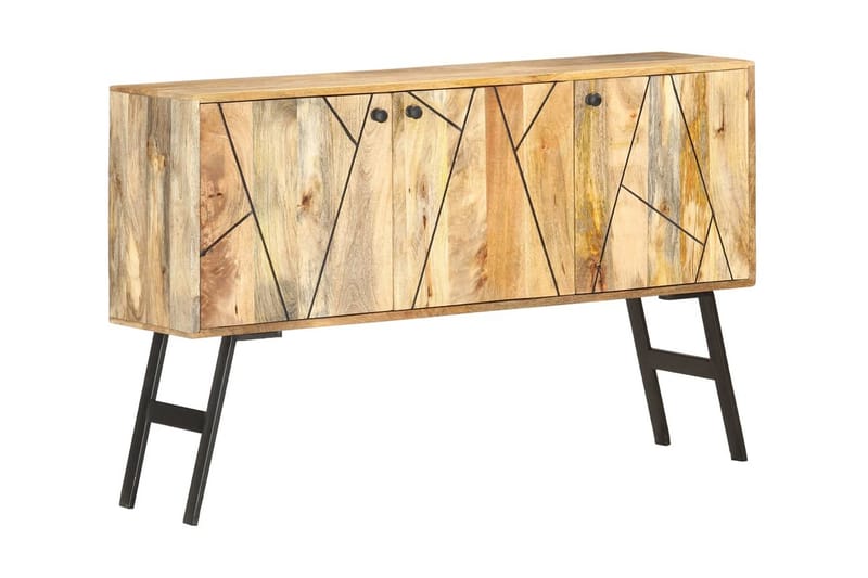 Skänk 118x30x75 cm massivt mangoträ - Brun - Förvaring - Förvaringsmöbler - Sideboard & skänk