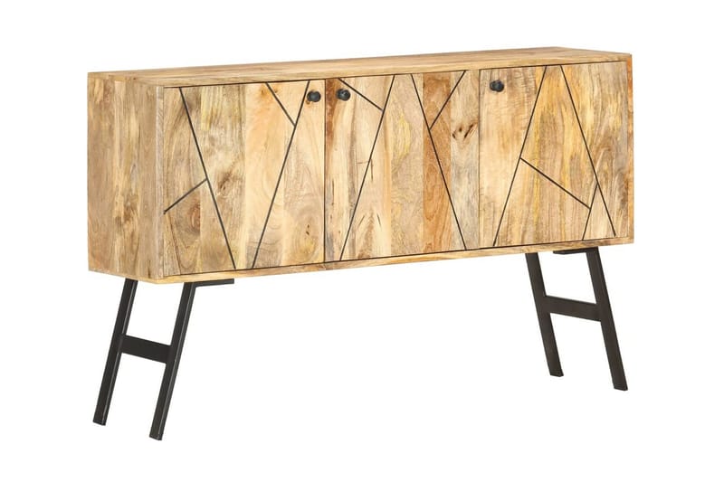 Skänk 118x30x75 cm massivt mangoträ - Brun - Förvaring - Förvaringsmöbler - Sideboard & skänk