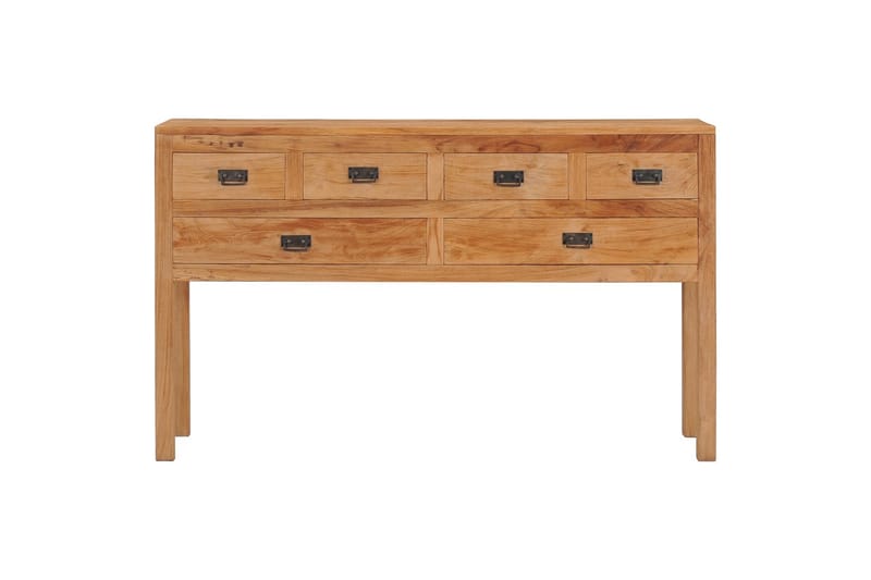 Skänk 125x30x75 cm massiv teak - Brun - Förvaring - Förvaringsmöbler - Sideboard & skänk