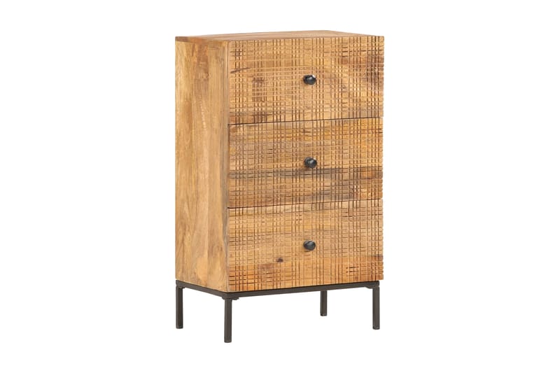 Skänk 45x30x75 cm massivt mangoträ - Brun - Förvaring - Förvaringsmöbler - Sideboard & skänk