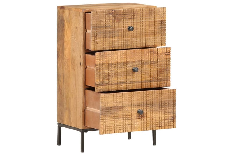 Skänk 45x30x75 cm massivt mangoträ - Brun - Förvaring - Förvaringsmöbler - Sideboard & skänk