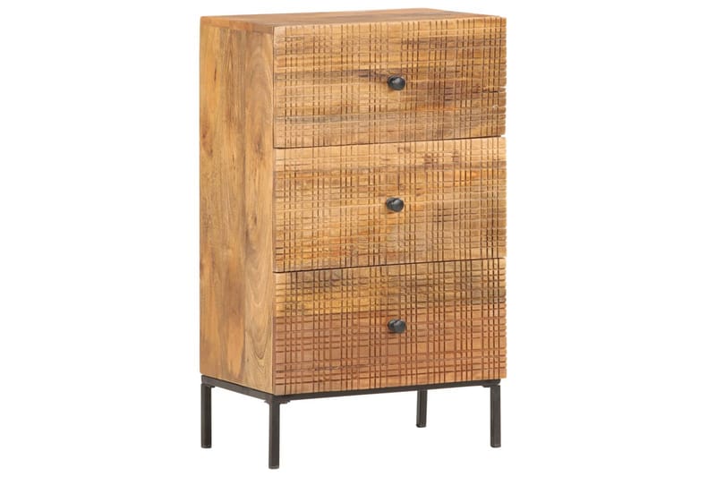 Skänk 45x30x75 cm massivt mangoträ - Brun - Förvaring - Förvaringsmöbler - Sideboard & skänk