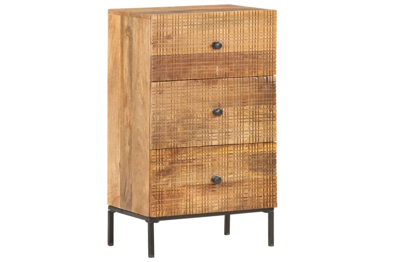 Skänk 45x30x75 cm massivt mangoträ - Brun - Förvaring - Förvaringsmöbler - Sideboard & skänk