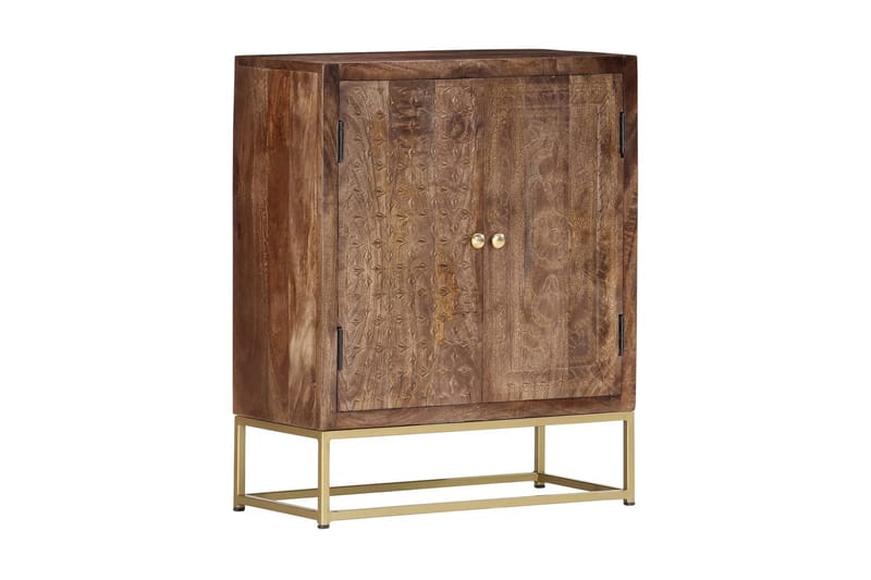 Skänk 60x30x75 cm massivt mangoträ - Brun - Förvaring - Förvaringsmöbler - Sideboard & skänk