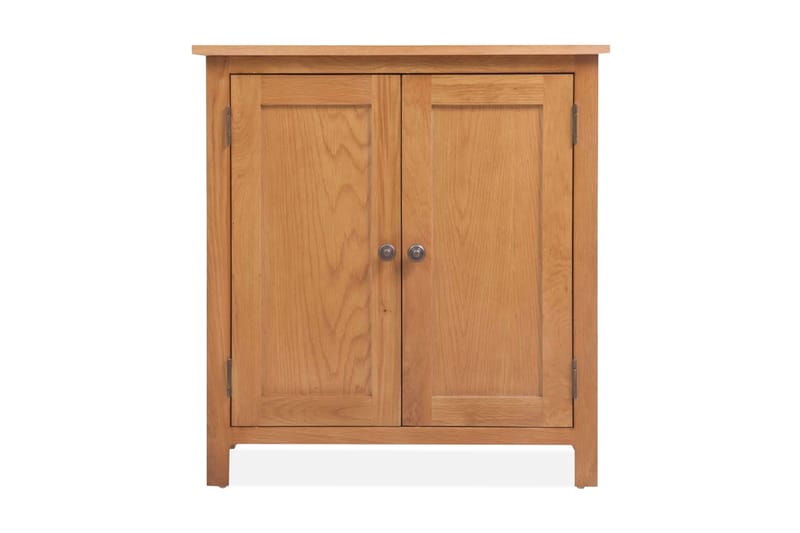 Skänk 70x35x75 cm massiv ek - Brun - Förvaring - Förvaringsmöbler - Sideboard & skänk