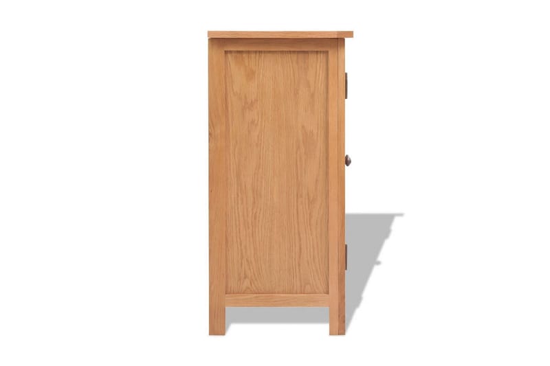 Skänk 70x35x75 cm massiv ek - Brun - Förvaring - Förvaringsmöbler - Sideboard & skänk