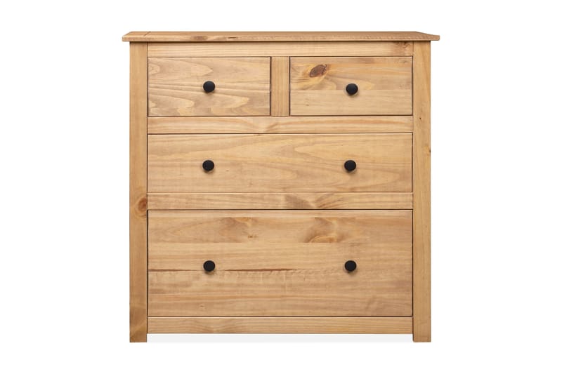 Skänk 80x40x83 cm furu panama - Brun - Förvaring - Förvaringsmöbler - Sideboard & skänk