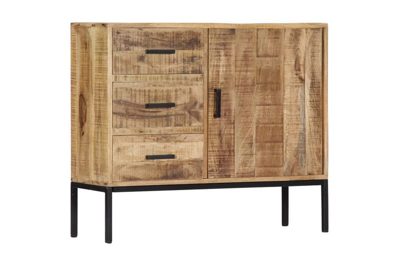 Skänk 88x30x71 cm massivt mangoträ - Brun - Förvaring - Förvaringsmöbler - Sideboard & skänk