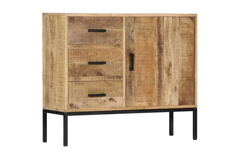 Skänk 88x30x71 cm massivt mangoträ - Brun - Förvaring - Förvaringsmöbler - Sideboard & skänk