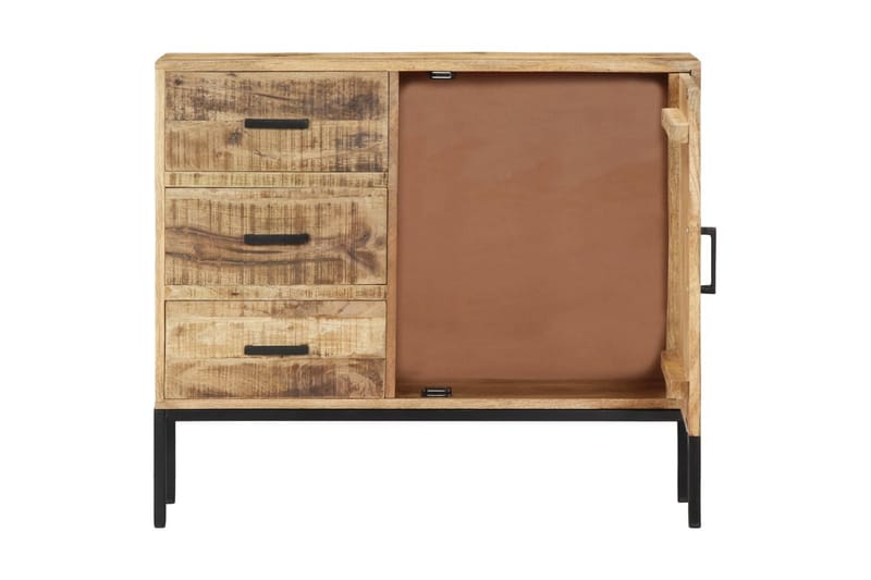 Skänk 88x30x71 cm massivt mangoträ - Brun - Förvaring - Förvaringsmöbler - Sideboard & skänk