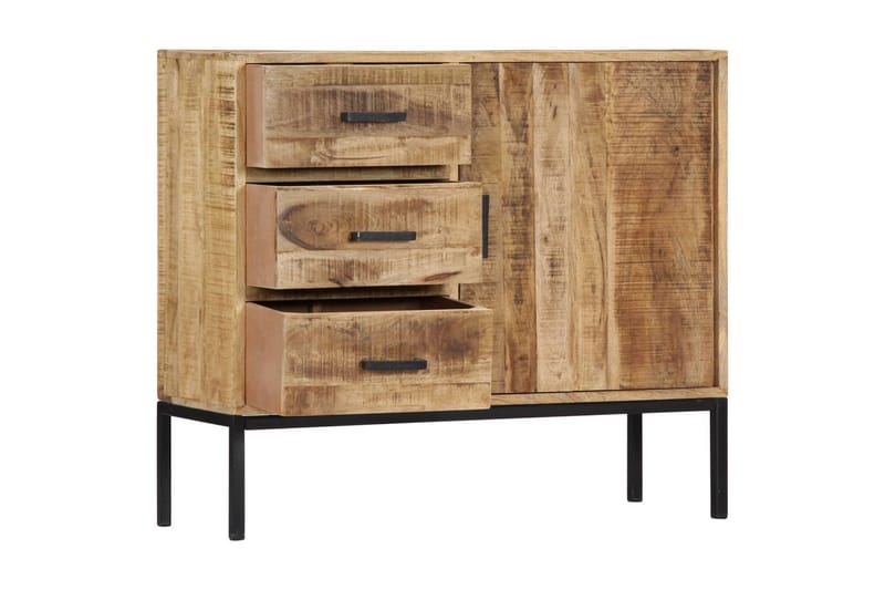 Skänk 88x30x71 cm massivt mangoträ - Brun - Förvaring - Förvaringsmöbler - Sideboard & skänk